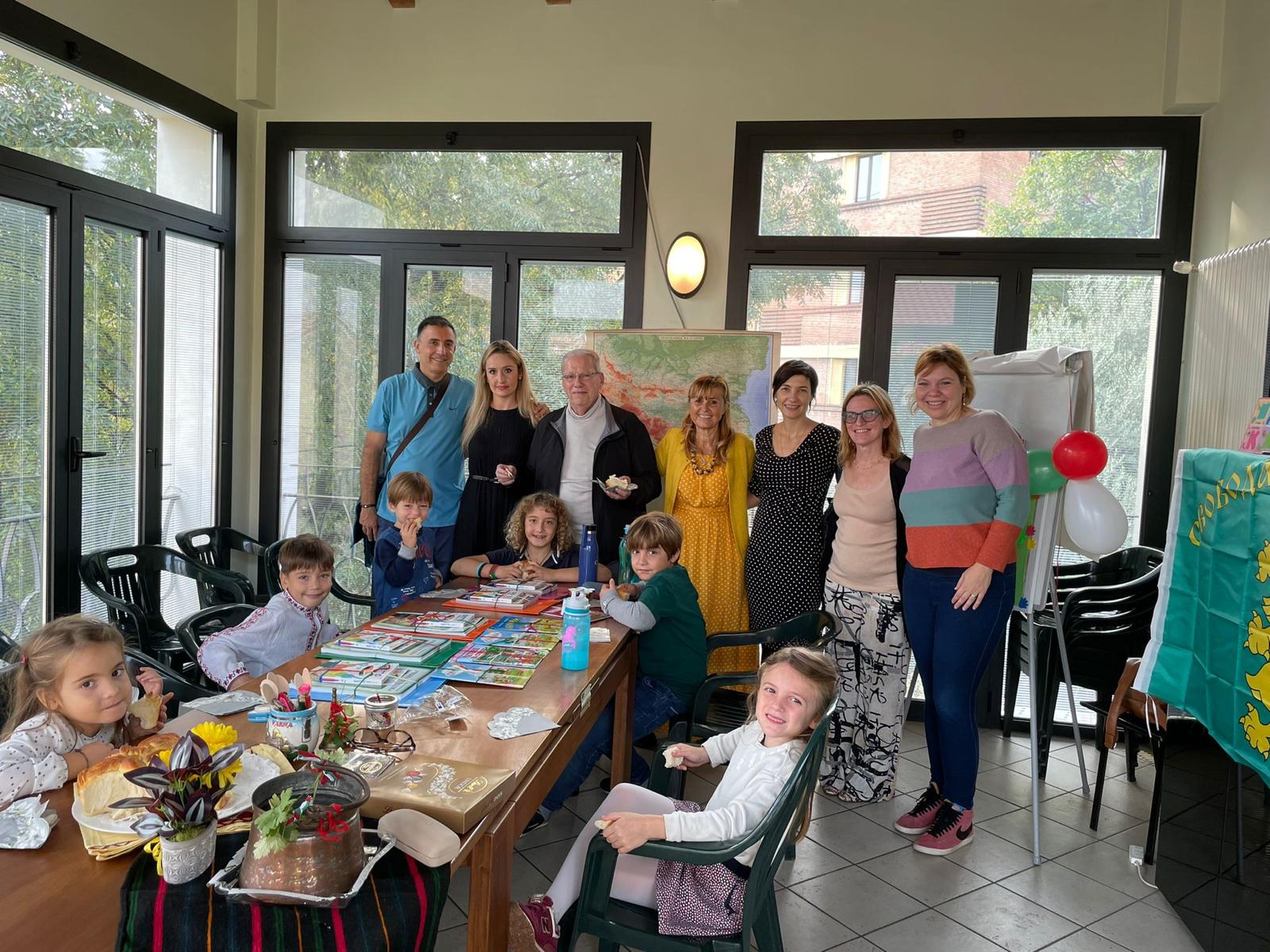 Primo giorno della scuola Bulgara a Bologna Consolato della
